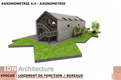 0I-2018.03.20-LOGT DE FONCTION ET BUREAU-AXONOMETRIE 4.4-IDN ARCHITECTURE