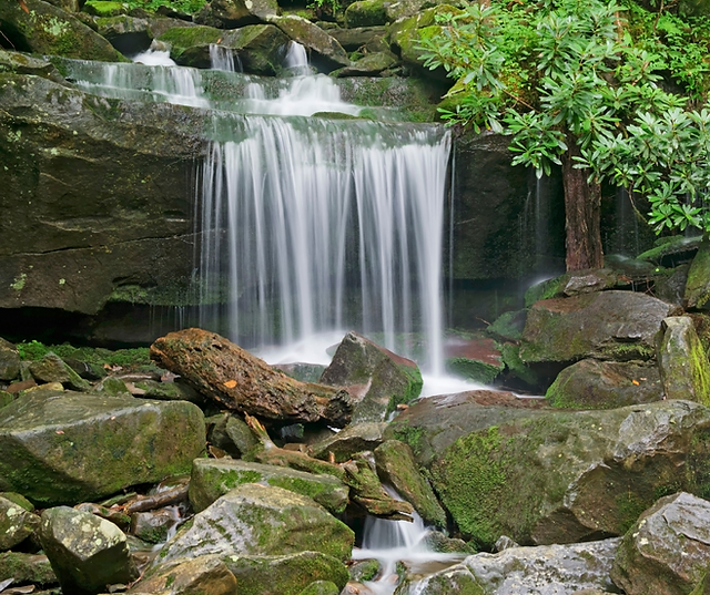 Rainbow Falls in Great Smoky Mountains