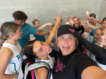 Coach K and her famous selfies!