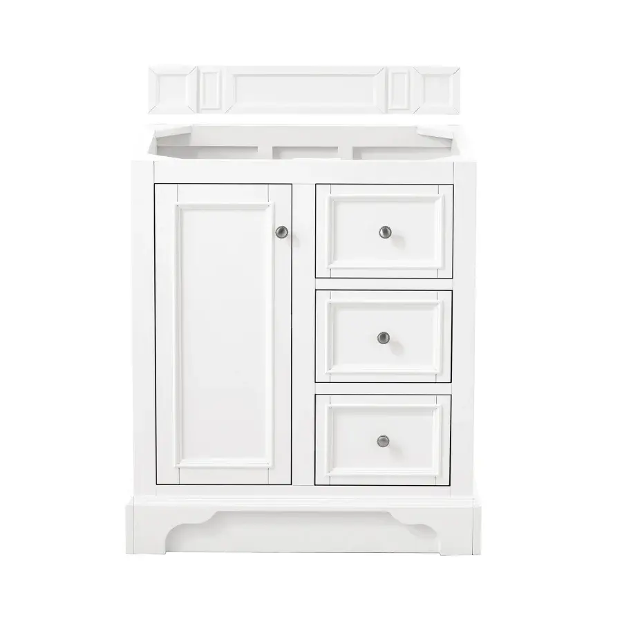 Thumbnail: De Soto 90" Double Basin Birch Vanity Set with Quartz Top and Matching Mirror