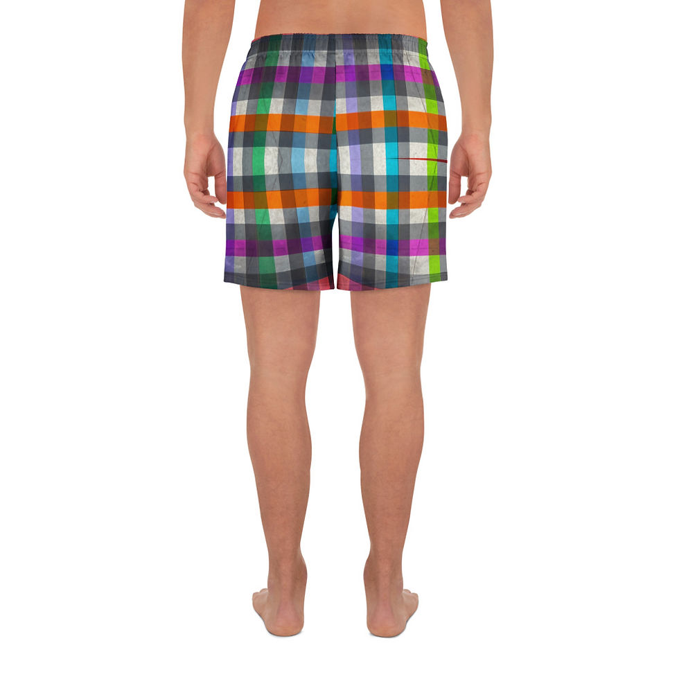 Thumbnail: BKT Print Unisex Athletic Long Shorts