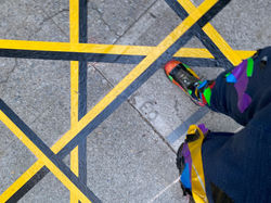 Creativity, shoes and pants