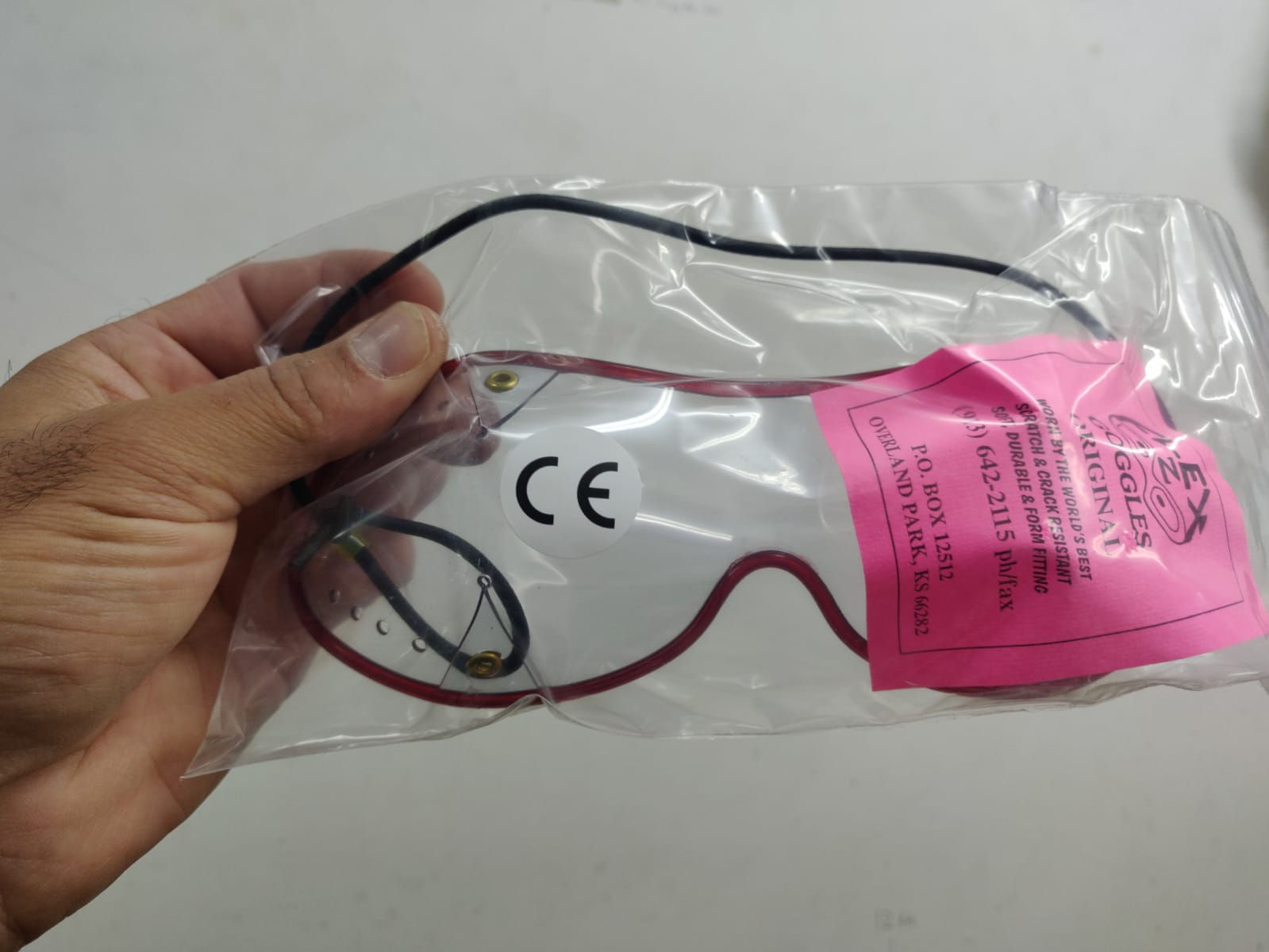 FLEX-Z GOGGLES -Clear with colored rim