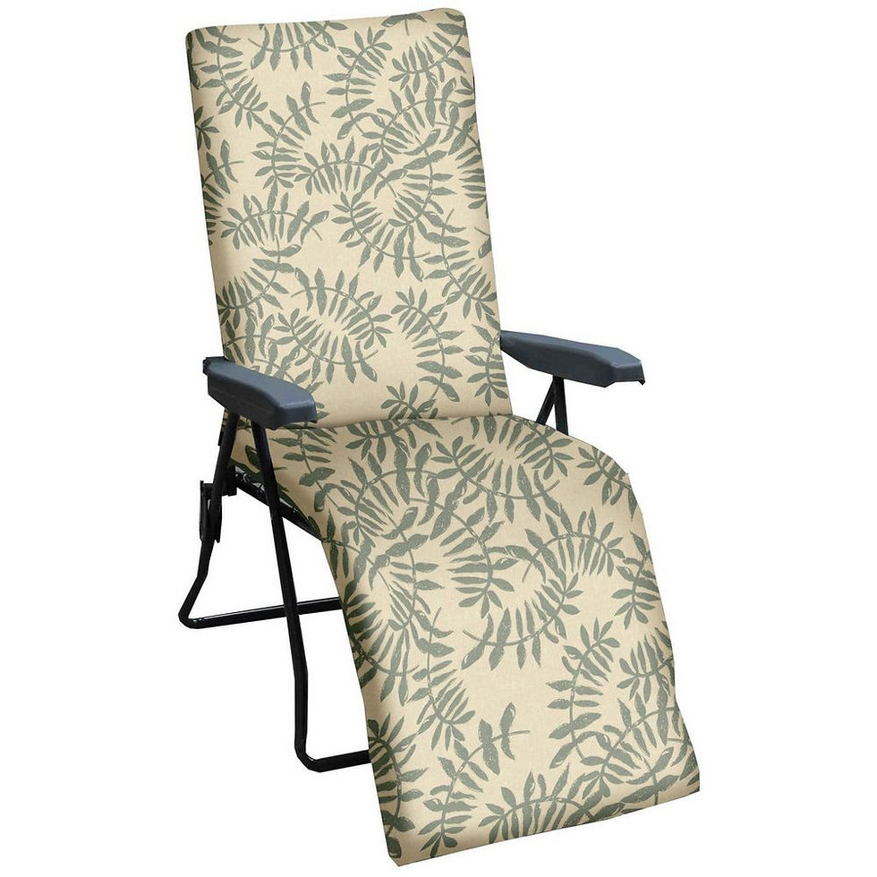 Thumbnail: Verde Folding Recliner Garden Chair