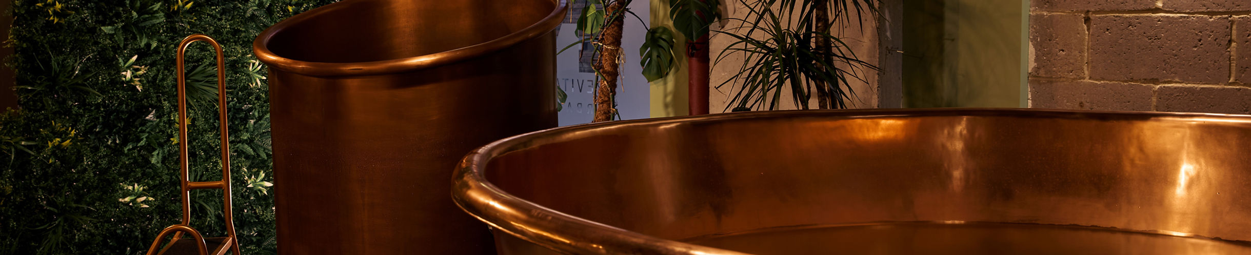 Copper Ice Baths at Revitalise Urban Spa