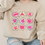 Thumbnail: Candy Hearts with messages in English Crew Neck Sweater