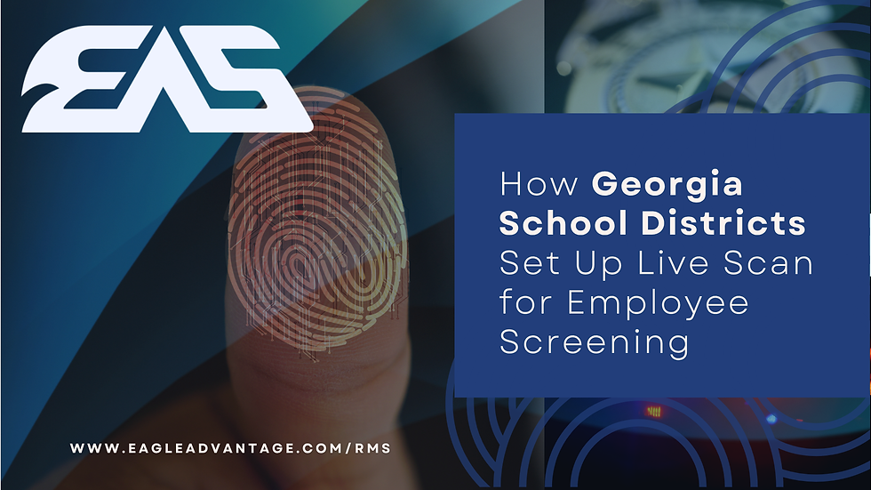 Discover how Georgia school districts can set up live scan fingerprinting for employee background checks. A practical guide to compliance, faster hiring, and choosing the right system for your district.