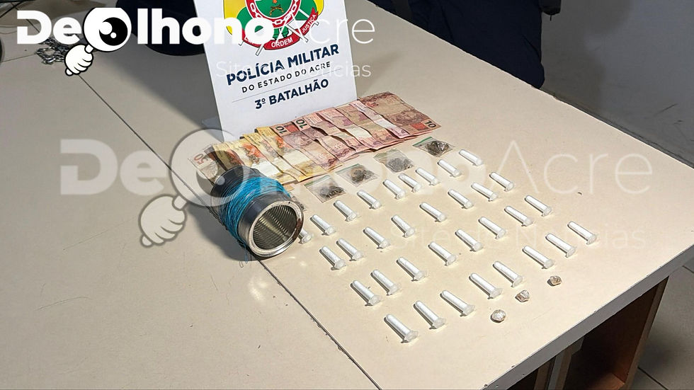 Adolescente é apreendido com drogas em lata de pipa no bairro Chico Mendes