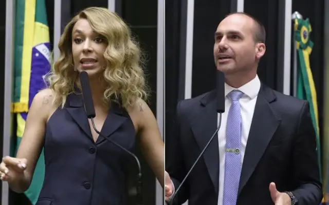 Hilton pede bloqueio de bens e redes de Eduardo Bolsonaro