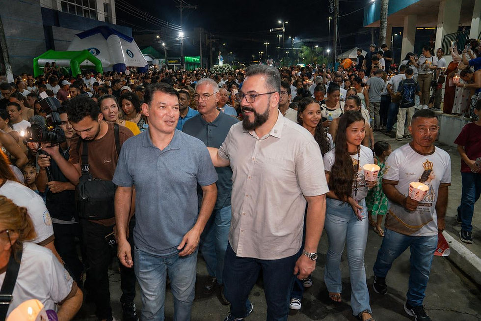 Alan Rick participa da abertura do Novenário em Cruzeiro do Sul