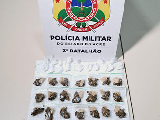 Menor é apreendido com entorpecentes no bairro Chico Mendes