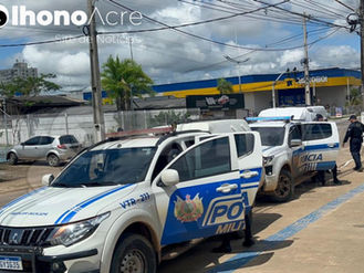 Suspeitos com antecedentes são presos após invadirem casa de policial penal e fazerem família refém em Rio Branco