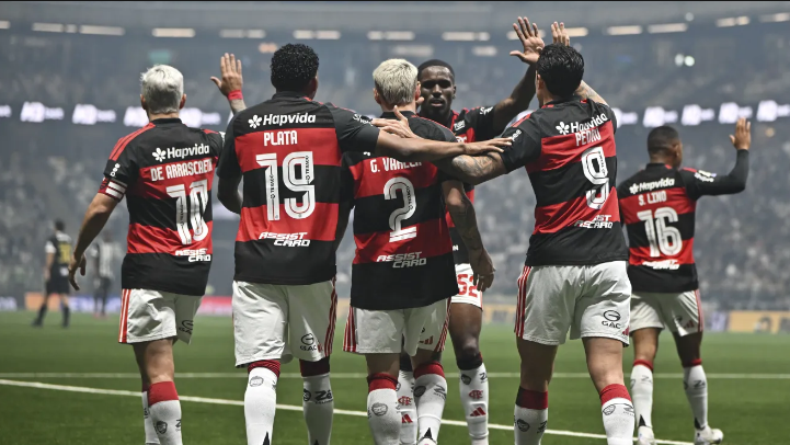 Flamengo venceu o Galo por 4 x 0 na Arena MRV • Pedro Vilela/Getty Images
