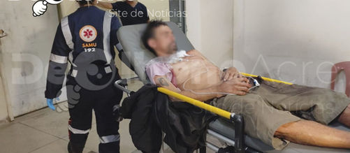 Homem em situação de rua é esfaqueado após desentendimento durante consumo de droga e álcool no Centro de Rio Branco