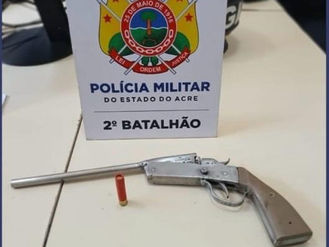 Polícia Militar apreende arma de fogo no Recanto dos Buritis