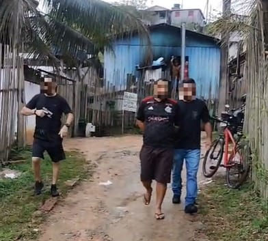 Investigado por tráfico internacional de drogas é preso pela Polícia Civil durante operação estratégica no Vale do Juruá. Foto: cedida