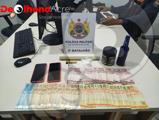 Ação rápida do 2° BPM resulta na prisão de mulher por tráfico de drogas no bairro Benfica, em Rio Branco