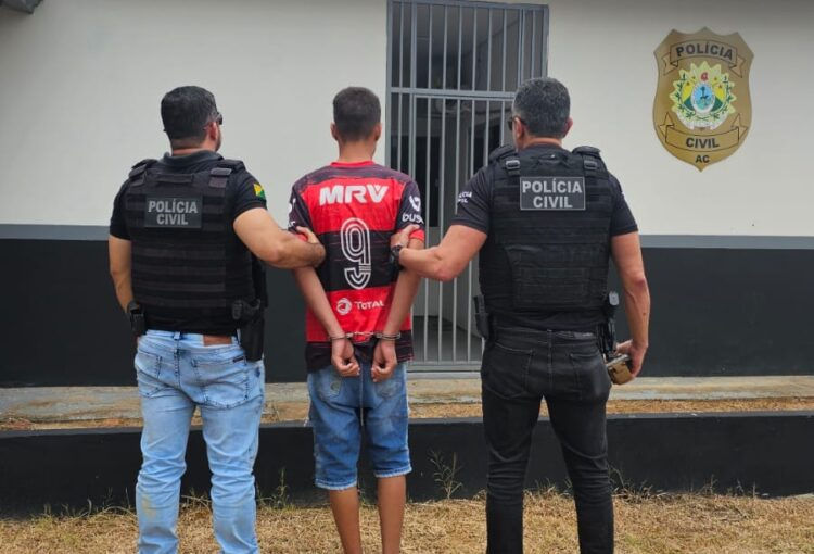 Adolescente é apreendido com crack e cocaína após denúncia anônima em Rodrigues Alves. Foto: cedida