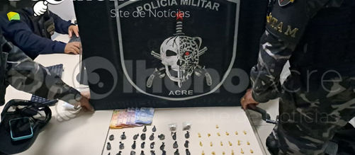Mulher é presa pela ROTAM após admitir venda de drogas em área conhecida pelo tráfico na Baixada da Sobral