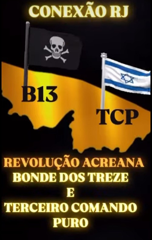 Publicações promovendo facção criminosa como o TCP configuram apologia ao crime. Imagem cedida