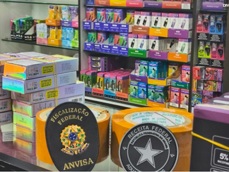 Anvisa e Receita Federal deflagram ação contra o comércio de cigarros eletrônicos
