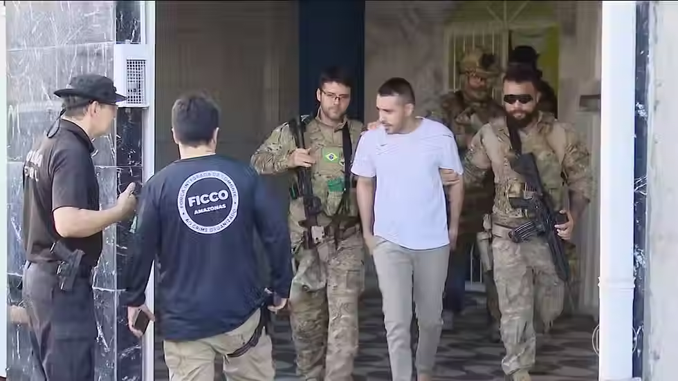 PF prende 4 advogados suspeitos de envolvimento com Comando Vermelho no Amazonas. Foto: Reprodução/TV Globo