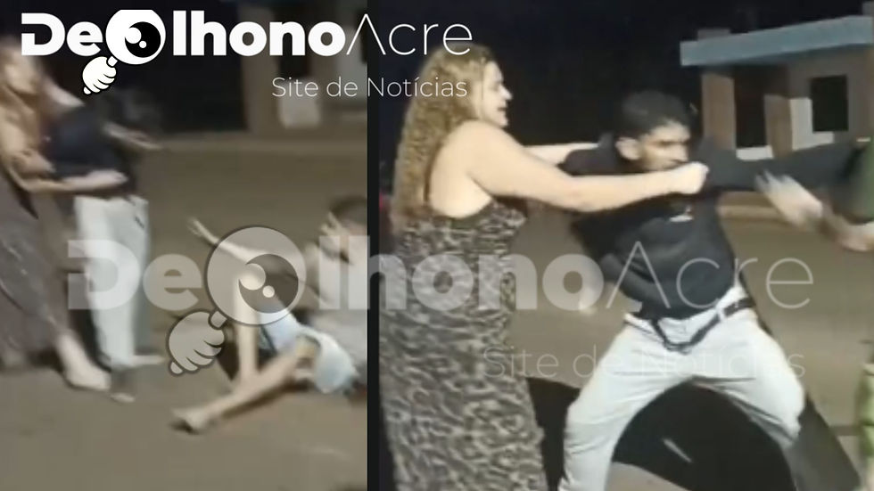 Vídeo registra ataque brutal com facadas e atropelamento durante confusão em Plácido de Castro