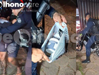 Força Tática prende suspeito e recupera objetos roubados após assalto com reféns em Rio Branco