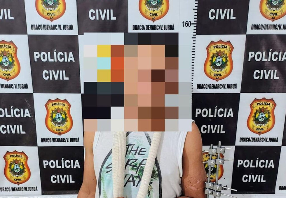 Suspeito reincidente é preso no Hospital do Juruá após furtar celular de mãe que cuidava da filha internada. Polícia Civil recupera o aparelho. Foto: cedida