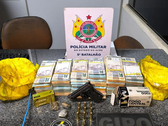 🚔 GIRO APREENDE ARMA, DROGAS E MAIS DE R$ 200 MIL EM DINHEIRO🚔