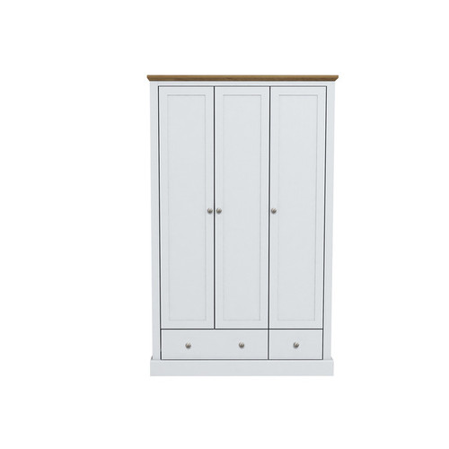Dartmoor White 3 Door Robe kiplingcotesfurnitur