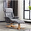 Thumbnail: Marseille Swivel Chair and Footstool