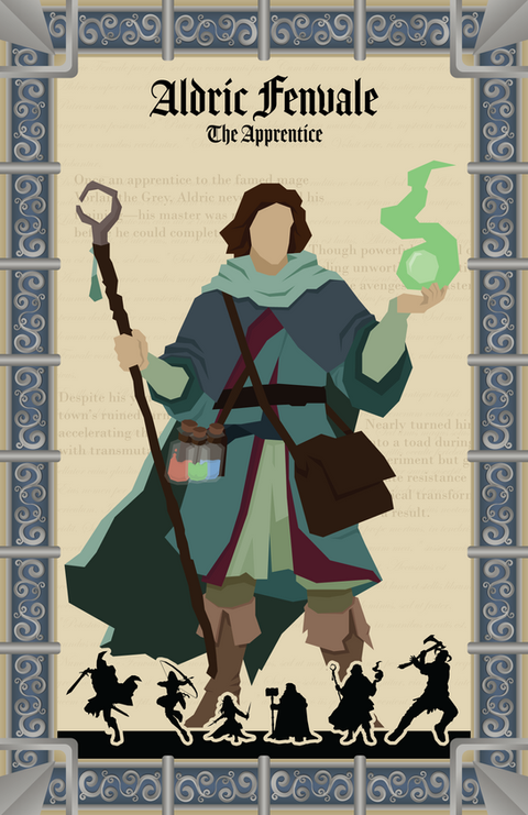 D&D Character Posters