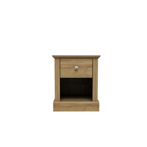 Dartmoor Oak 1 Drawer Bedside kiplingcotesfurnitur