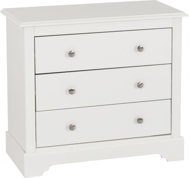 Thumbnail: Avon White  3  Drawer Chest