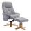 Thumbnail: Dubai Swivel Chair and Footstool