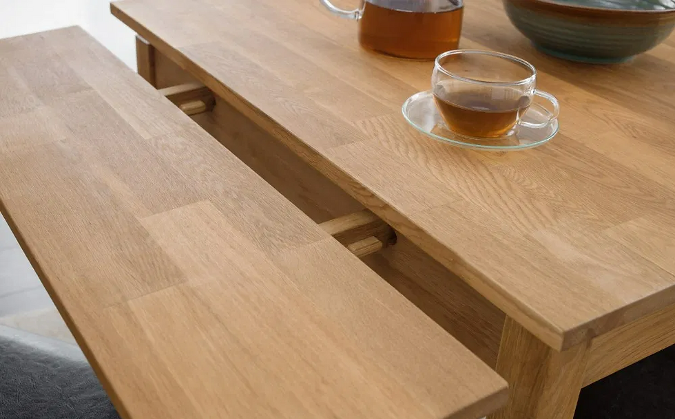 Thumbnail: Coxmoor Oak extending dining table