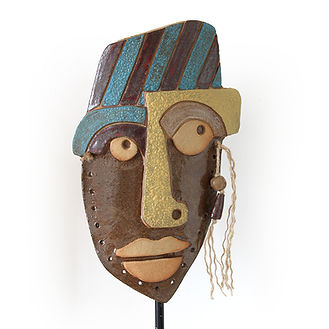 Masque en grès