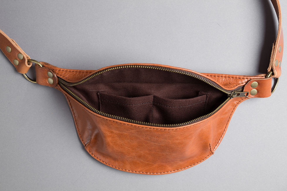 Miniaturbild: Unisex-Gürteltasche aus Leder