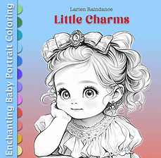 artful aura adult coloring book little charms little wonders baby portraits