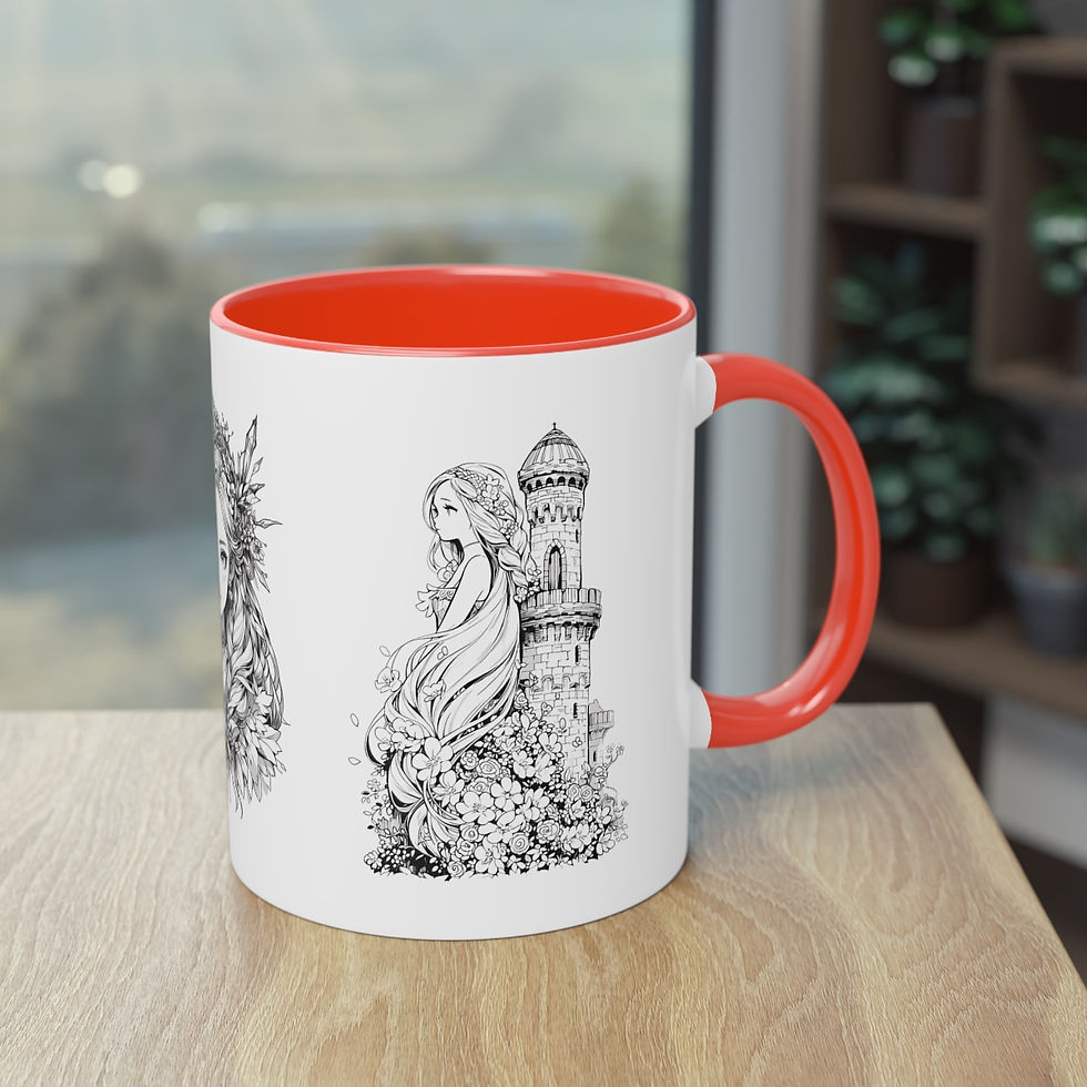 Thumbnail: Two-Tone Coffee Mug, 11oz