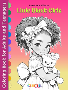 Little Black Girls Coloring Book