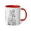 Thumbnail: White Accent Mug, 11oz