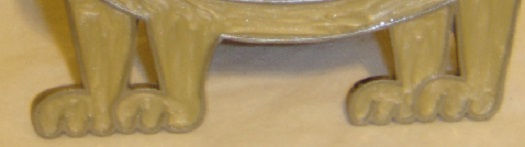 Thumbnail: Pearlized Pewter Cat Photo Frame