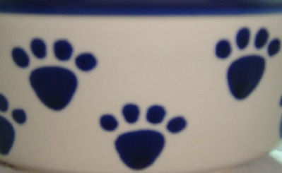 Thumbnail: Paw Print Oval Bowl
