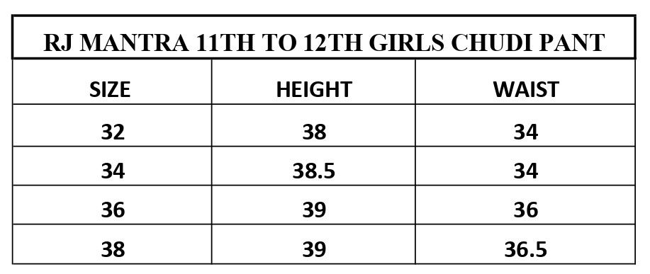 Thumbnail: RJ Mantra Girls 11th & 12th Chudi Pant