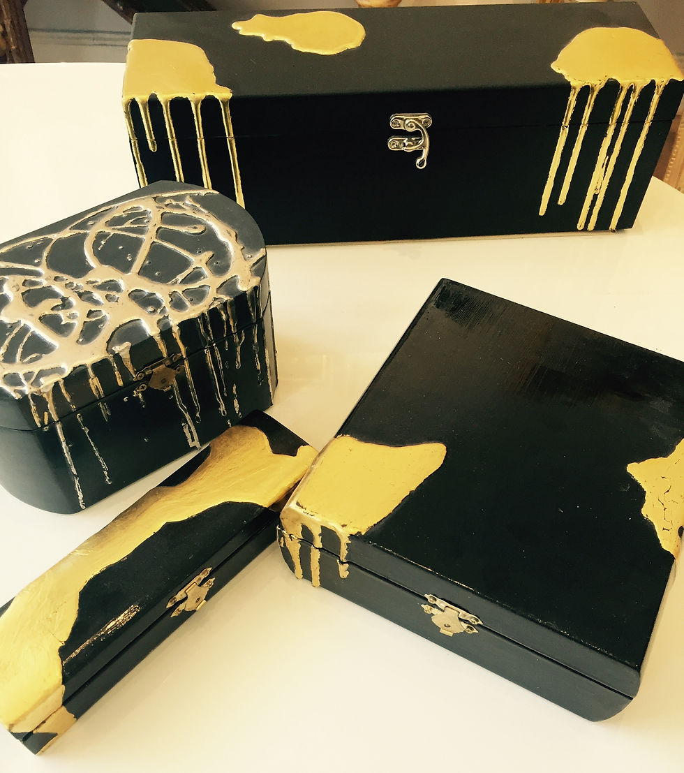 ‘Gold Splash” boxes