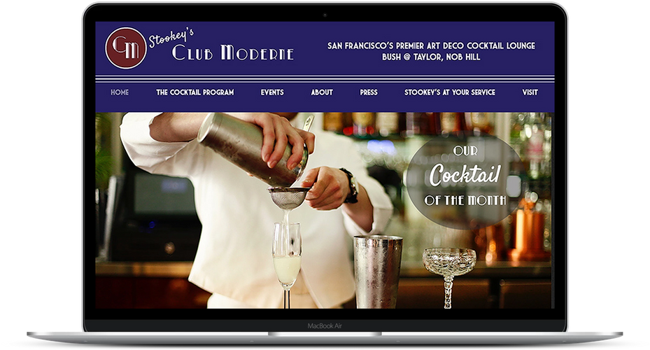 Stookey's Club Modern - Bar Website