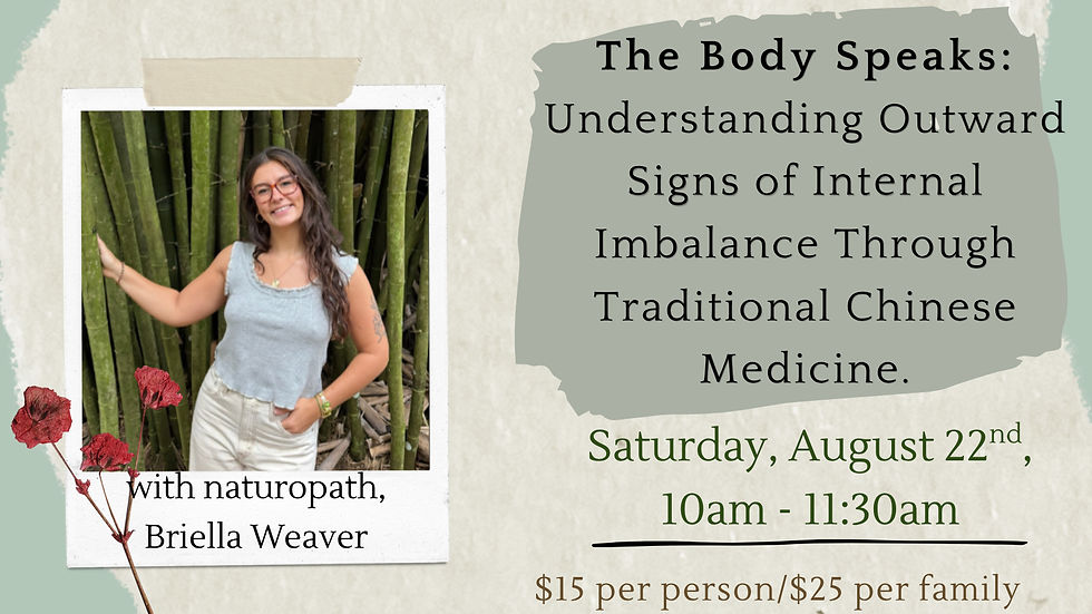 The Body Speaks: Outward Signs of Internal Imbalance