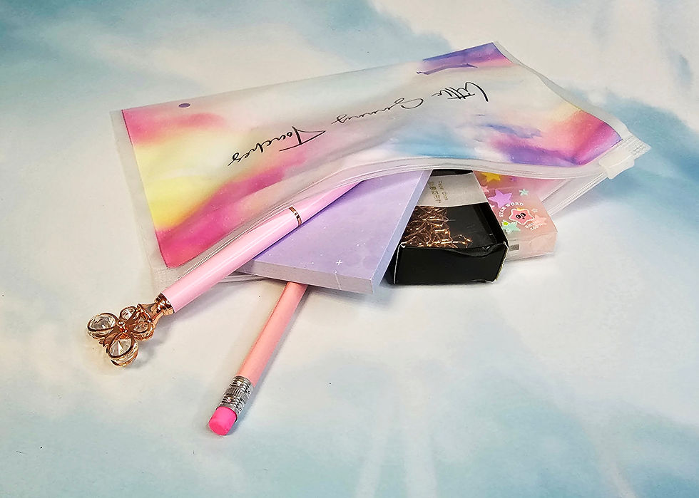 Thumbnail: Elegant Vibes Summer Japanese Kawaii Stationery set – Ball pen/ HB Pencil/Paper